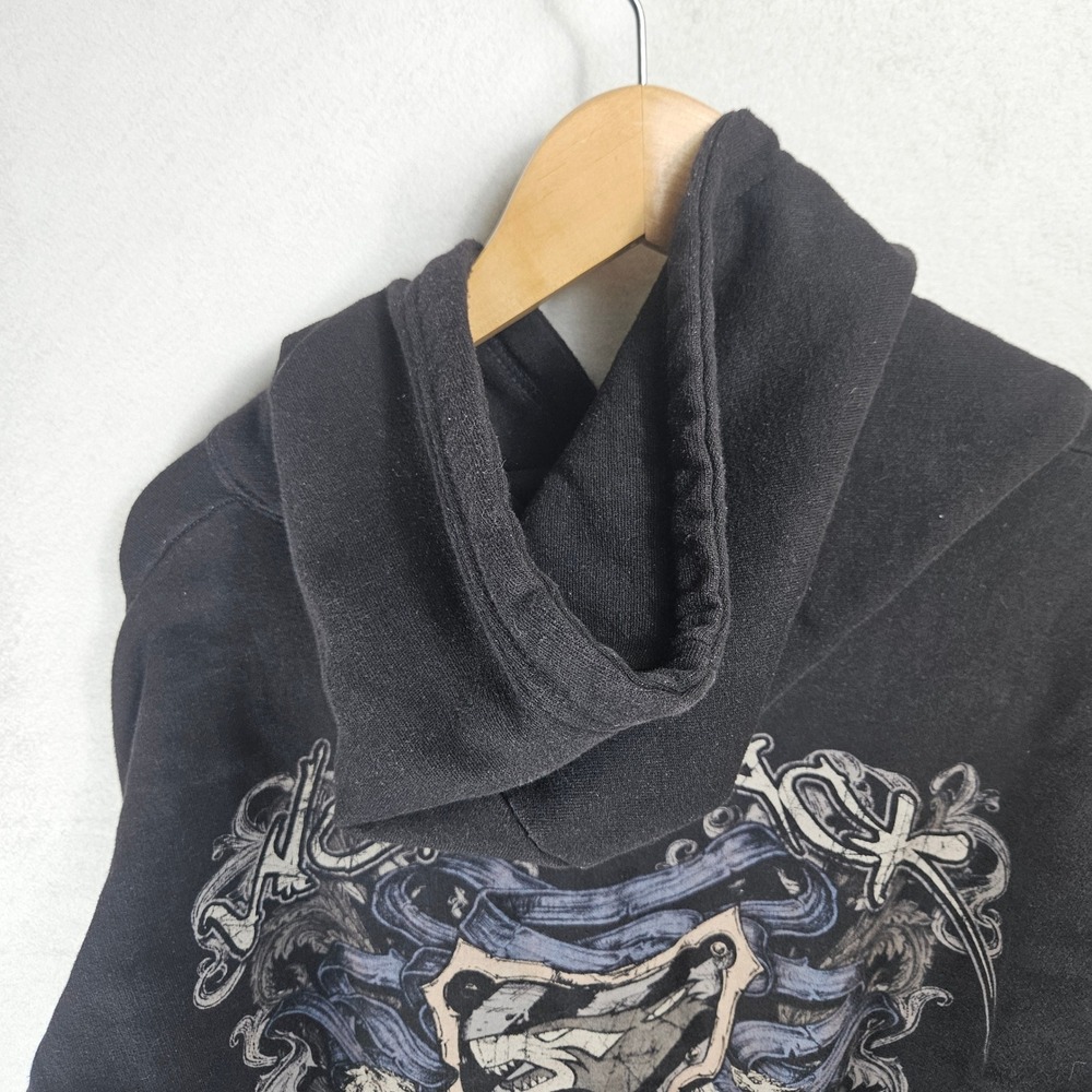 Jon Lauren Wolfpack 331 TRS‎ Graphic Hoodie Sweatshirt Black Men's Large - Picture 7 of 10